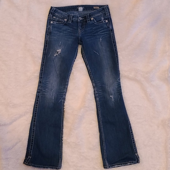 Silver Bootcut Jeans - Picture 3 of 8